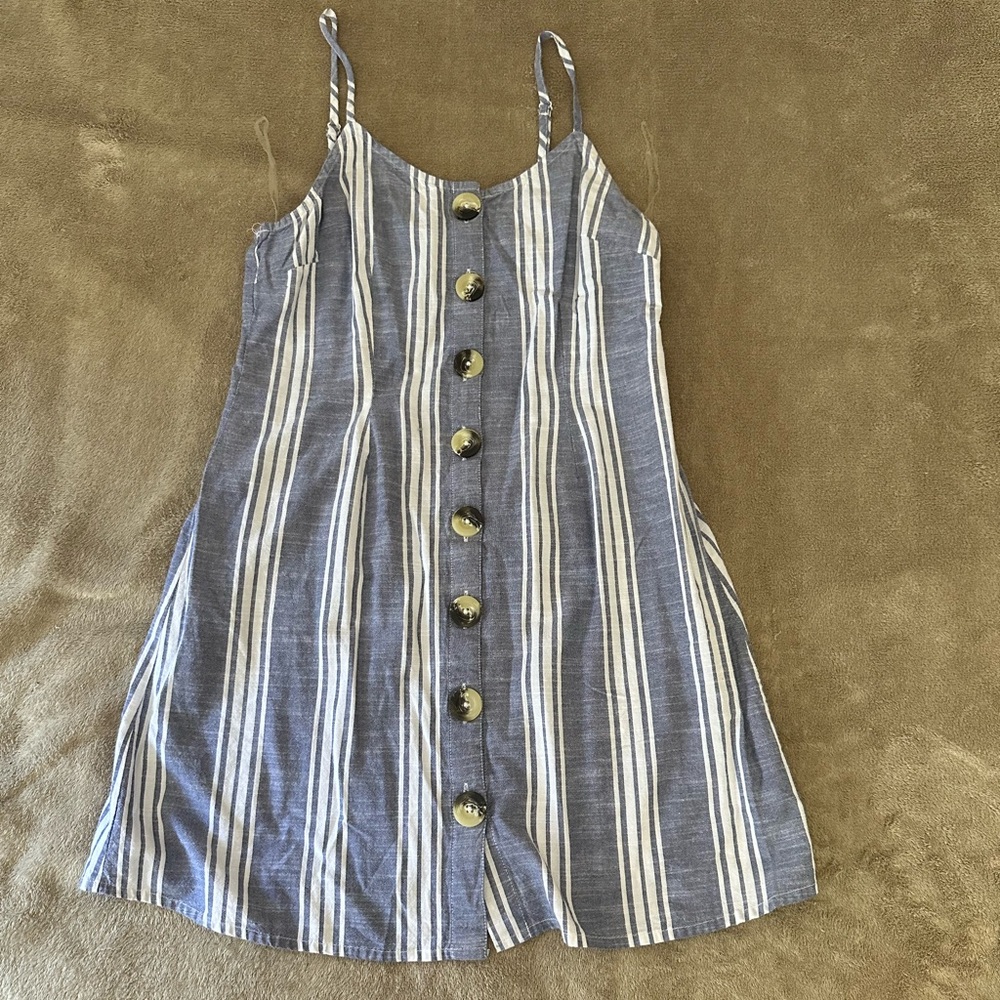 NWT Button down Tank dress